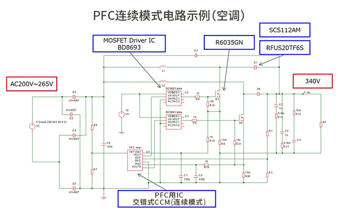 空调pfc电路板基础知识（空调pfc电路电压是多少伏）